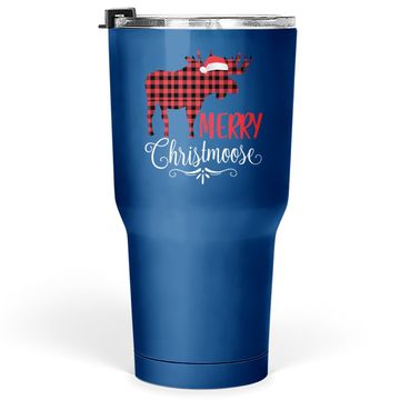 Discover Merry Christmoose Family Christmas Pajamas Plain Moose Tumbler 30 Oz