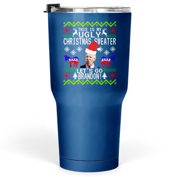 Discover Let's Go Brandon Ugly Christmas Tumbler 30 Oz