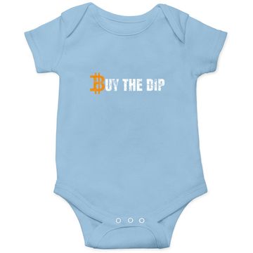 Discover Funny Bitcoin Crypto Vintage Cryptocurrency Baby Bodysuit