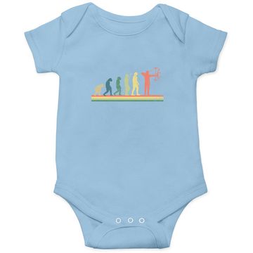 Discover Archery Archer Evolution Retro Gift Baby Bodysuit