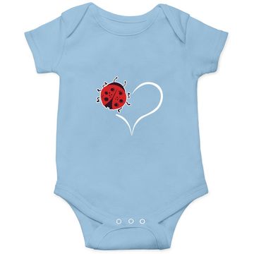 Discover Ladybug Collecting Beetles Bug Heart Baby Bodysuit
