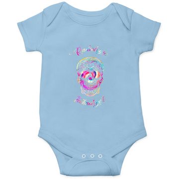 Discover Radiologic Technologist Sugar Skull Skeleton Head Rad Tech Baby Bodysuit
