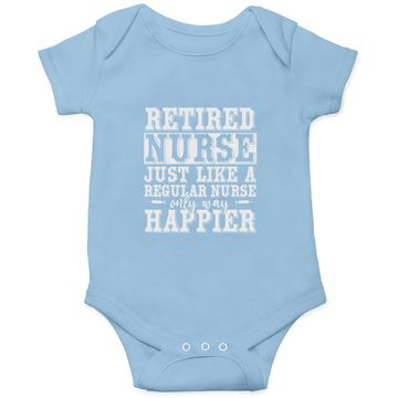 Discover Health Care Retired Nurse Retirement Baby Bodysuit