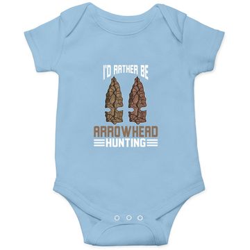 Discover I'd Rather Be Arrowhead Hunting Baby Bodysuit