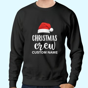Discover Christmas Crew Custom Name Sweatshirts