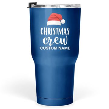 Discover Christmas Crew Custom Name Tumblers 30 oz