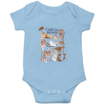 Discover Cool Cats & Kittens White Graphic Baby Bodysuit