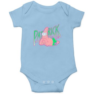 Discover Spongebob Squarepants Patrick Star Vintage Cute Smile Baby Bodysuit
