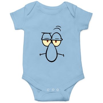 Discover Spongebob Squarepants Squidward Face Baby Bodysuit