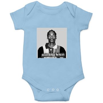 Discover Snoop Dogg Mugshot Rapper Baby Bodysuit