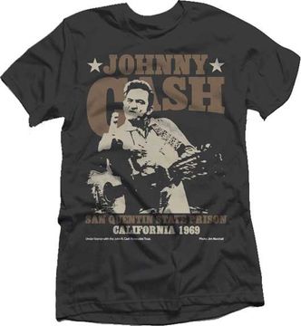 Discover Johnny Cash Outlaw Finger T-Shirt