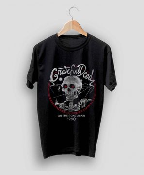 Discover Vintage The Grateful Dead T-shirt Skeleton Print