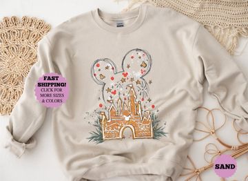 Discover Disney Gingerbread Castle Sweatshirt