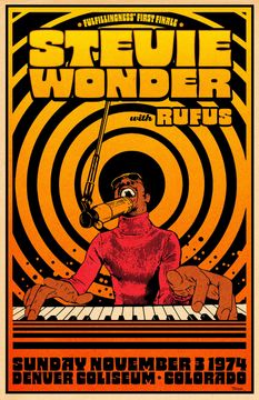 Discover Stevie Wonder Concert Poster