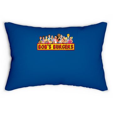Discover Bob's Burgers All Characters Group Shot Logo Lumbar Pillows