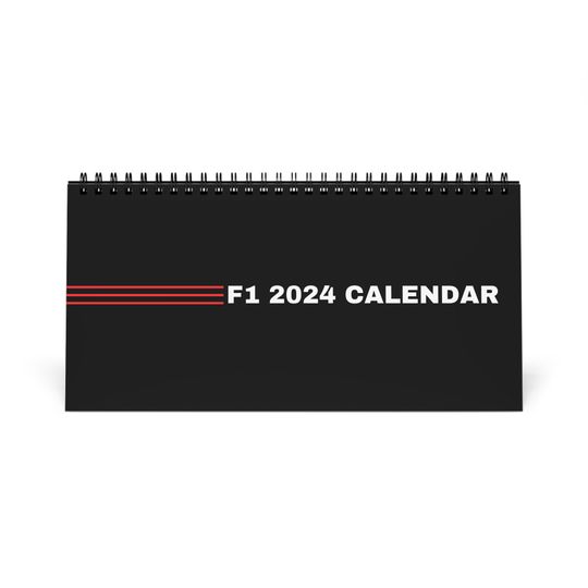 F1 Desktop Calendar 2024