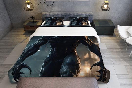 venom Bedding Set, Bedroom Decoration, Creative Gifts