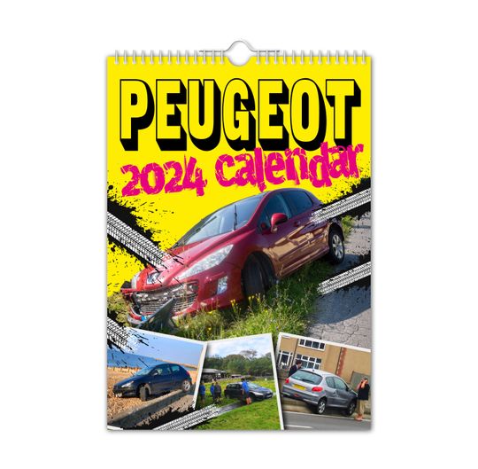 Peugeot - 2024 Wall Calendar, Creative, Gift Idea, Present, Novelty