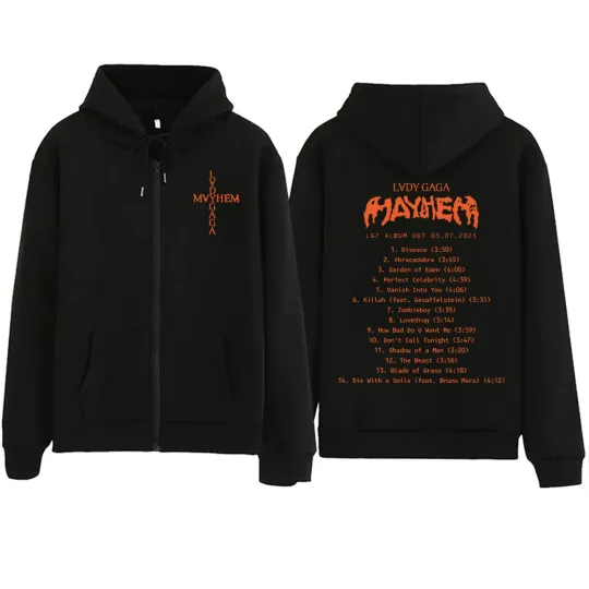 2025 Ld ga Mayhem Double Sided Zip Hoodie