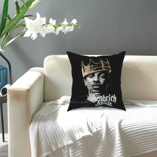 Kendrick Lamar Damn Throw Pillow | Gift For Fan | Home Decor