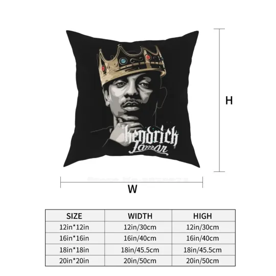 Kendrick Lamar Damn Throw Pillow | Gift For Fan | Home Decor