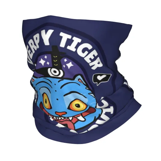 DERPY Tiger Face Mask Scarf