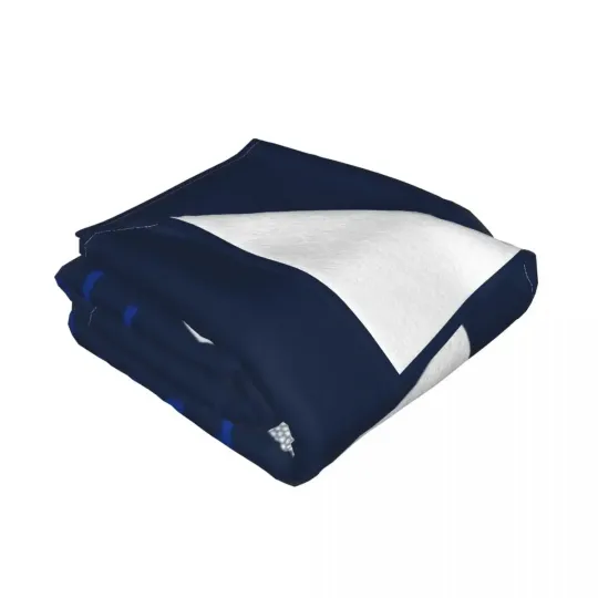 Dallas Football Fan - It's In My DNA Throw Blanket Furrys Comforter Sleeping Bag Camping Blankets