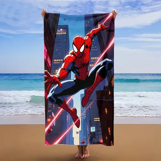 Spider-Man Beach Towel for Summer Fun