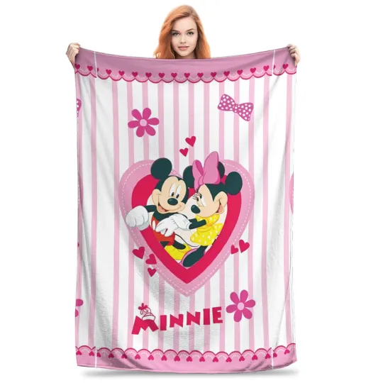 minnie mouse daisy Blanket Multiple Sizes Super Soft and Warm  Throw Blankets for Couch Sofa and Bed