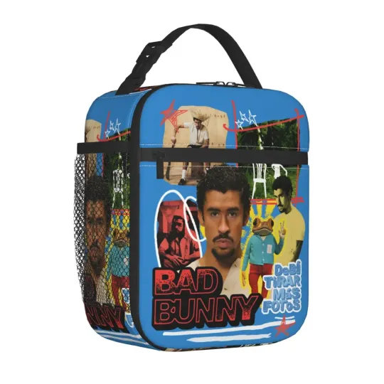 Bad Bunny DTMF Insulated Lunch Bag