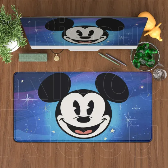 Large Mouse Pad Disney Mickey Mouse Cartoon Keyboard Mousepad Xxl Computer Gaming Rubber Non-slip Office Desk Mat PC Accessories