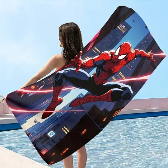 Spider-Man Beach Towel for Summer Fun