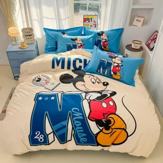 Mickeys Cartoon Bed Set
