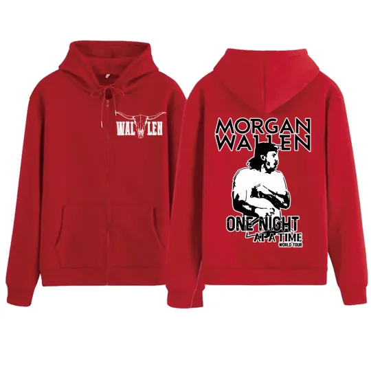 Wallen Western One Thing At A Time Zipper Hoodie