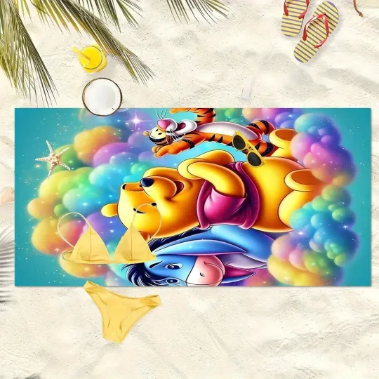 Winnie the Pooh and Friends Beach Towel