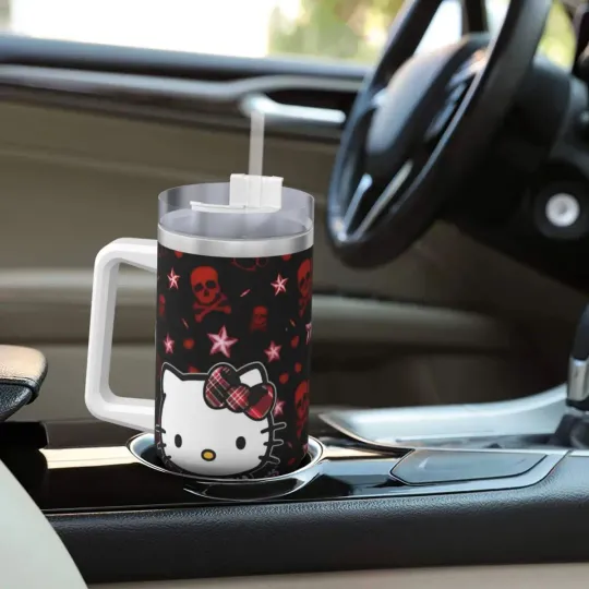 Hello Kitty  Tumblers 40 oz With Handle | Christmas Gift