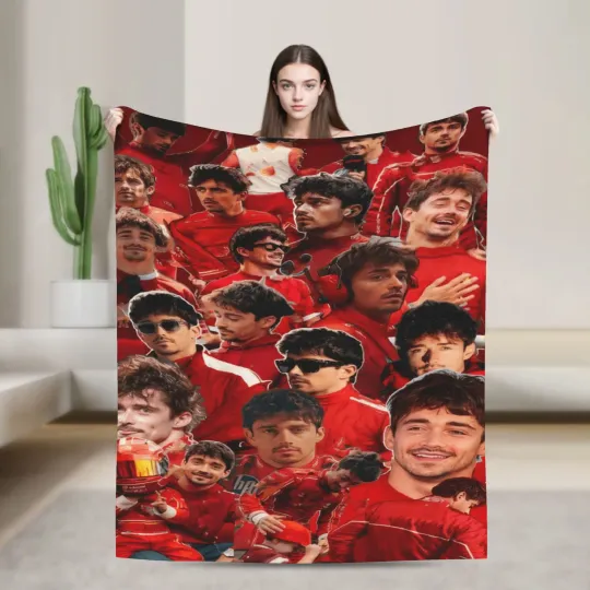 Charles Leclerc BFleece Blanket