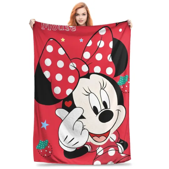 minnie mouse daisy Blanket Multiple Sizes Super Soft and Warm  Throw Blankets for Couch Sofa and Bed