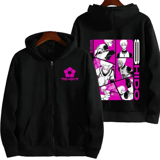 Blue Lock Shido Ryusei Men Zipper Hoodie