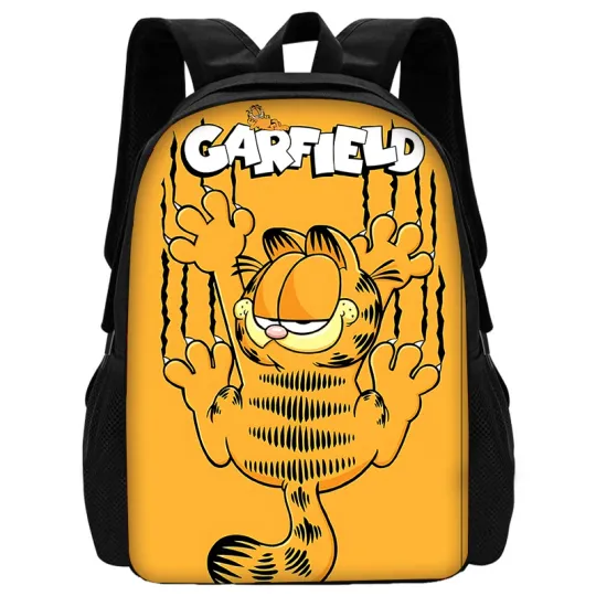 Child School Cartoon Garfield Backpackls