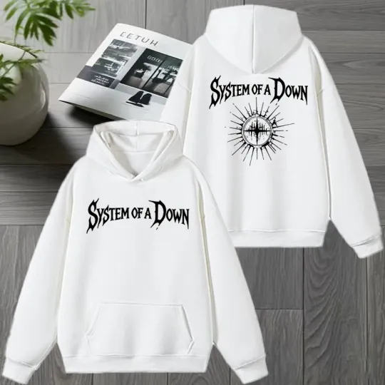 2026 Metal Band SYSTEM OF DOWN Double Sided print Hoodie