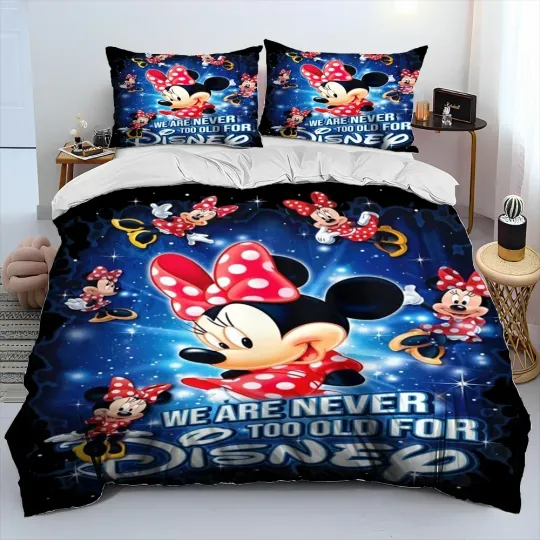 Minnie Mouse We're never too old for Disney Bedding Sets, Birthday Gifts