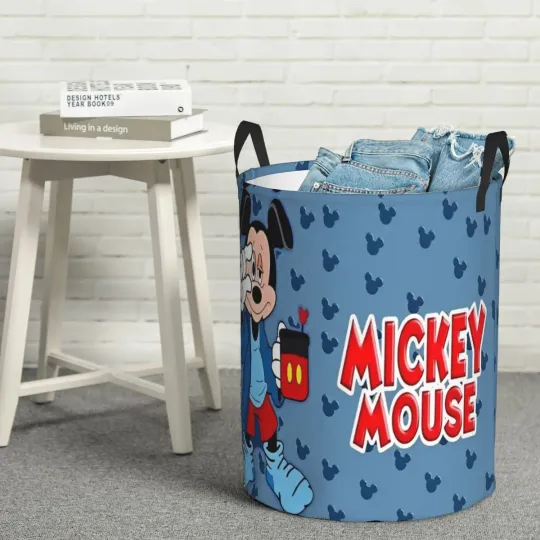 Disney Mickey Mouse Minnie Toys Storage Laundry Baskets