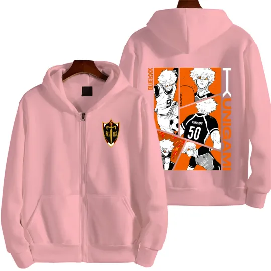 Blue Lock Kunigami Rensuke Men Zipper Hoodie