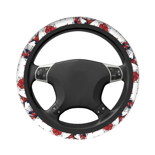 Spider-Man Spiderman Hero Car Steering Wheel Cover