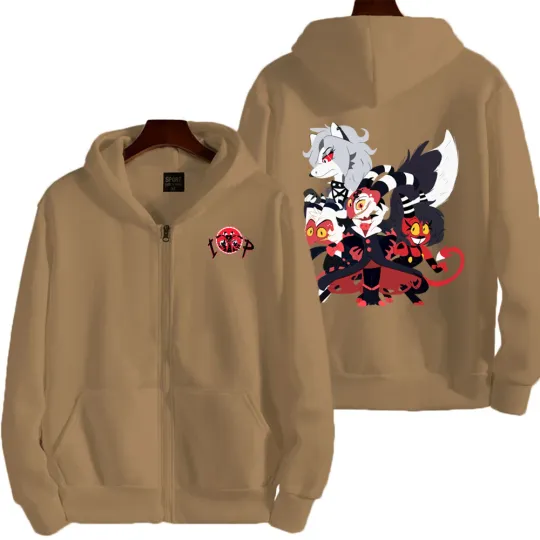 Helluva boss Cartoon Men Hoodie