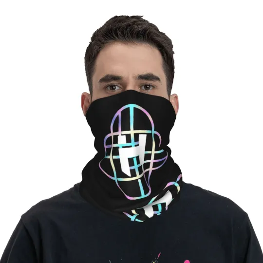 Huntrix Neon Logo Face Mask Scarf