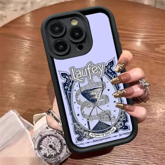 Discover Singer Laufey Bewitched Phone Case For IPhone 17 16 E 15 14 13 12 11 Pro Max Plus Back Cover, Laufey Merch