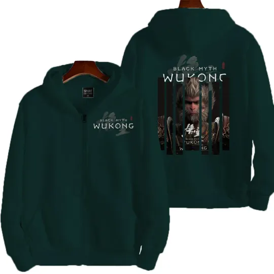Black Myth: Wukong Men Zipper Hoodie