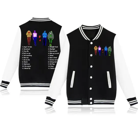 Chris Brown Baseball Uniform Jacket, 11:11 Album Merch Baseball Jacket